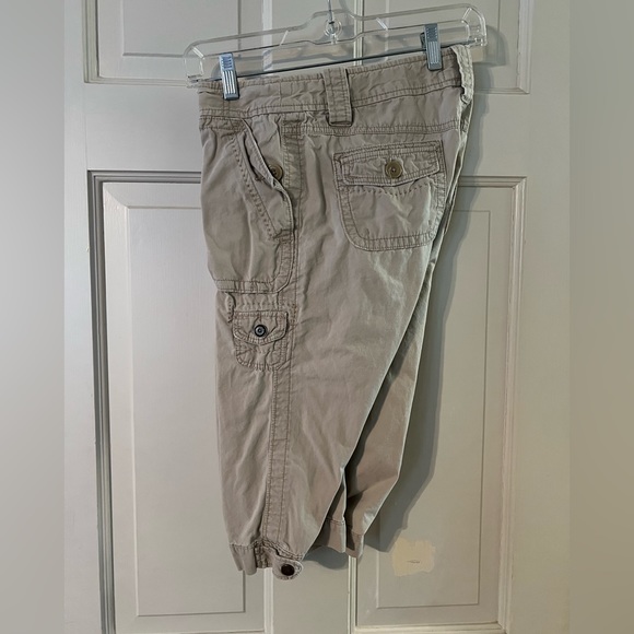 American Eagle tan capri pant - size 6 - Picture 4 of 11